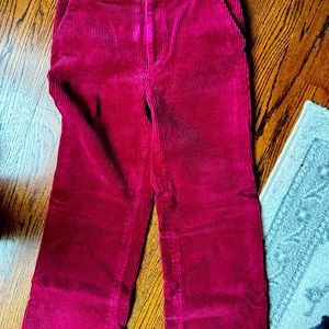 & Other Stories Maroon Corduroy Pants size 0